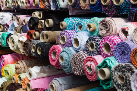 Rolls of Fabric