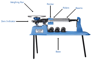 Triple Beam Balance Parts Parts of a Triple Beam Balance Labelled